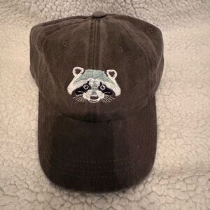 Raccoon hat cap